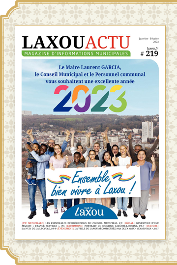 Janvier 2023 : Le portrait de Monique Lefèvre-Lemoine par la ville de Laxou.