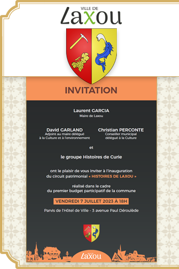 7 juillet 2023 : Inauguration du circuit patrimonial Histoires de Laxou