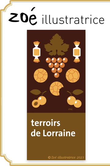 2023 : l'illustratrice Zoé et les terroirs de Lorraine