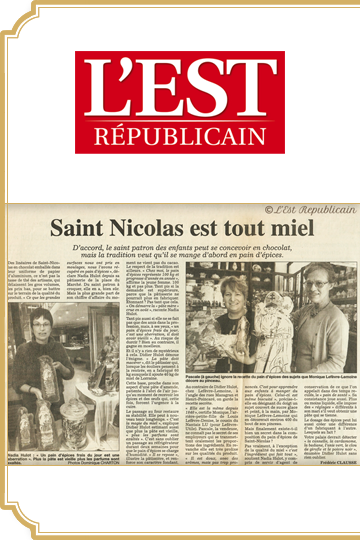 29 novembre 2006 : Saint Nicolas est tout miel