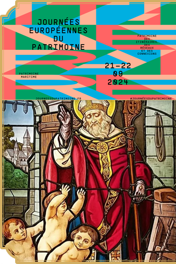 Journées européennes du patrimoine 2023 : Découvrez un vitrail peint par le maître verrier Joseph Benoit.