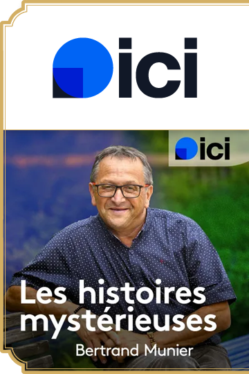 Dimanche 21 septembre 2025 : Les histoires mystérieuses de Bertrand Munier
