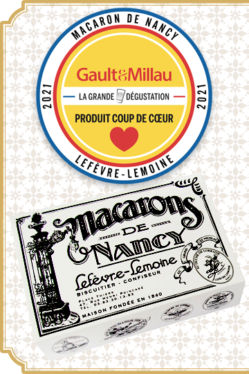 Coup de Cœur Gault & Millau pour nos macarons de Nancy !