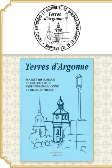 Avril 2020 : parution du bulletin n°12 Terres d'Argonne