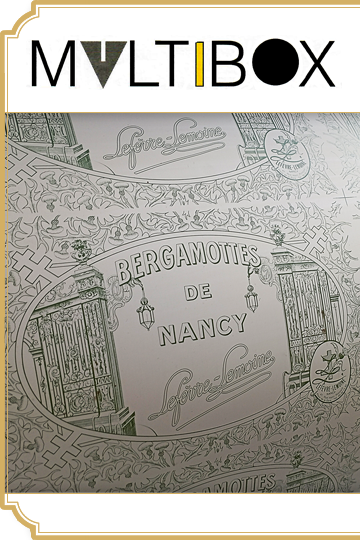 1991 : Multibox fabrique nos boites de Bergamottes de Nancy dans le département du Nord.